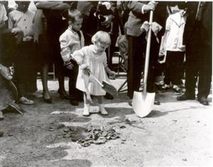 Groundbreaking Ceremony, September,1963. Laura Dodge, Age 2 Groundbreaking Ceremony, September,1963. Laura Dodge, Age 2